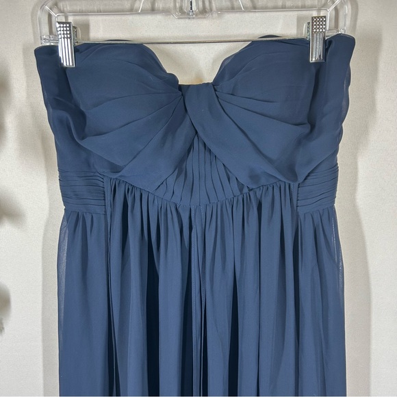 Birdy Gray | Navy Blue Bridesmaid Dress Convertible Size Medium - Picture 7 of 15